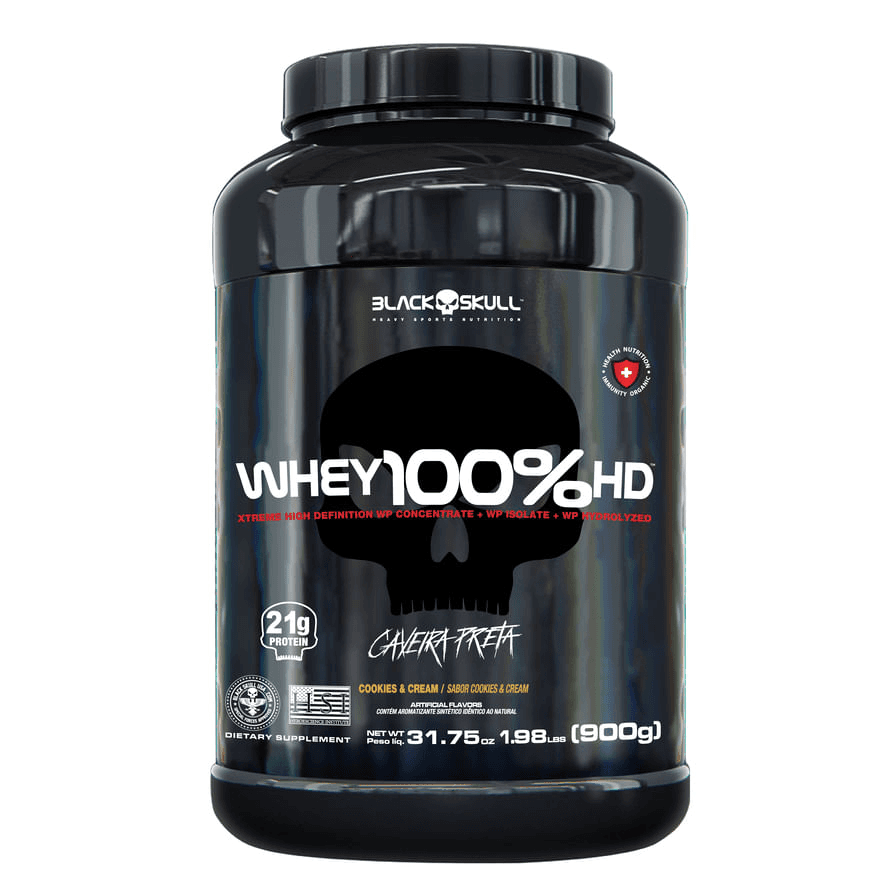 Whey 100% HD (900G – POTE) – BLACK SKULL